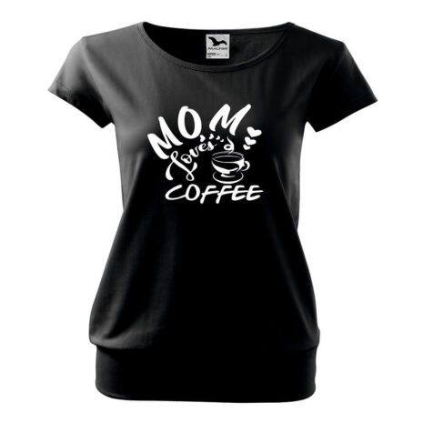 Mom Loves Coffee póló